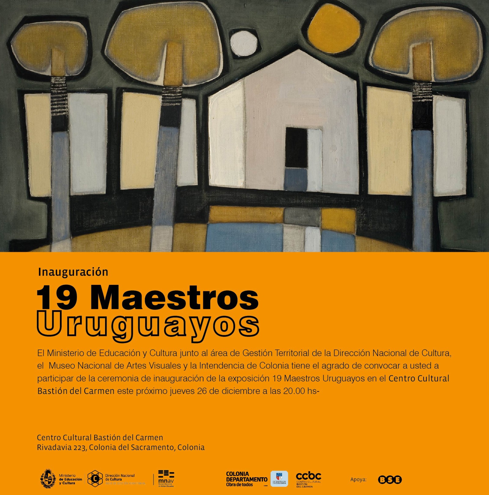 Invitaci�n - Museo Nacional de Artes Visuales