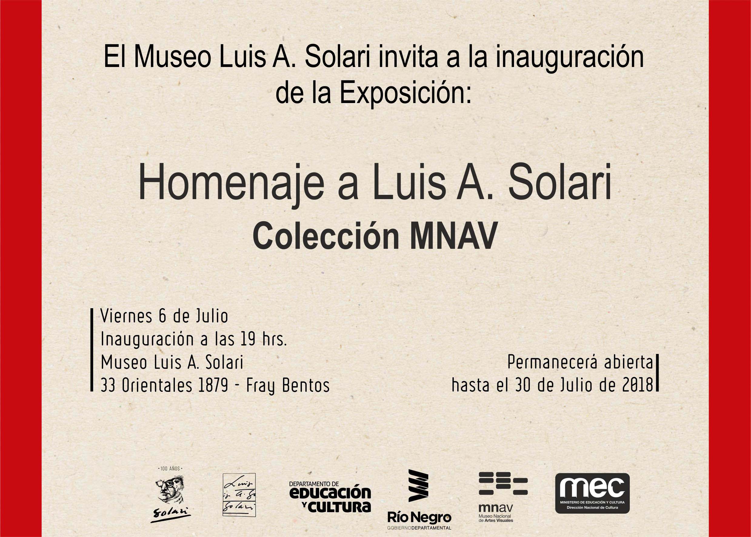 Invitaci�n - Museo Nacional de Artes Visuales
