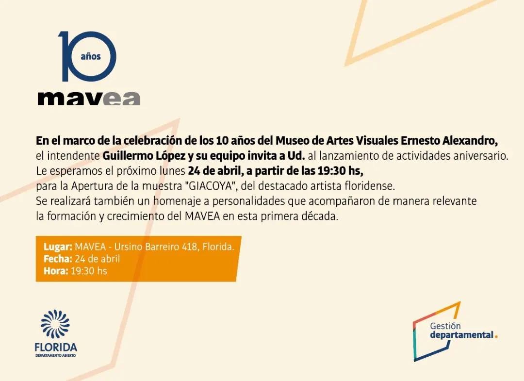 Invitaci�n - Museo Nacional de Artes Visuales