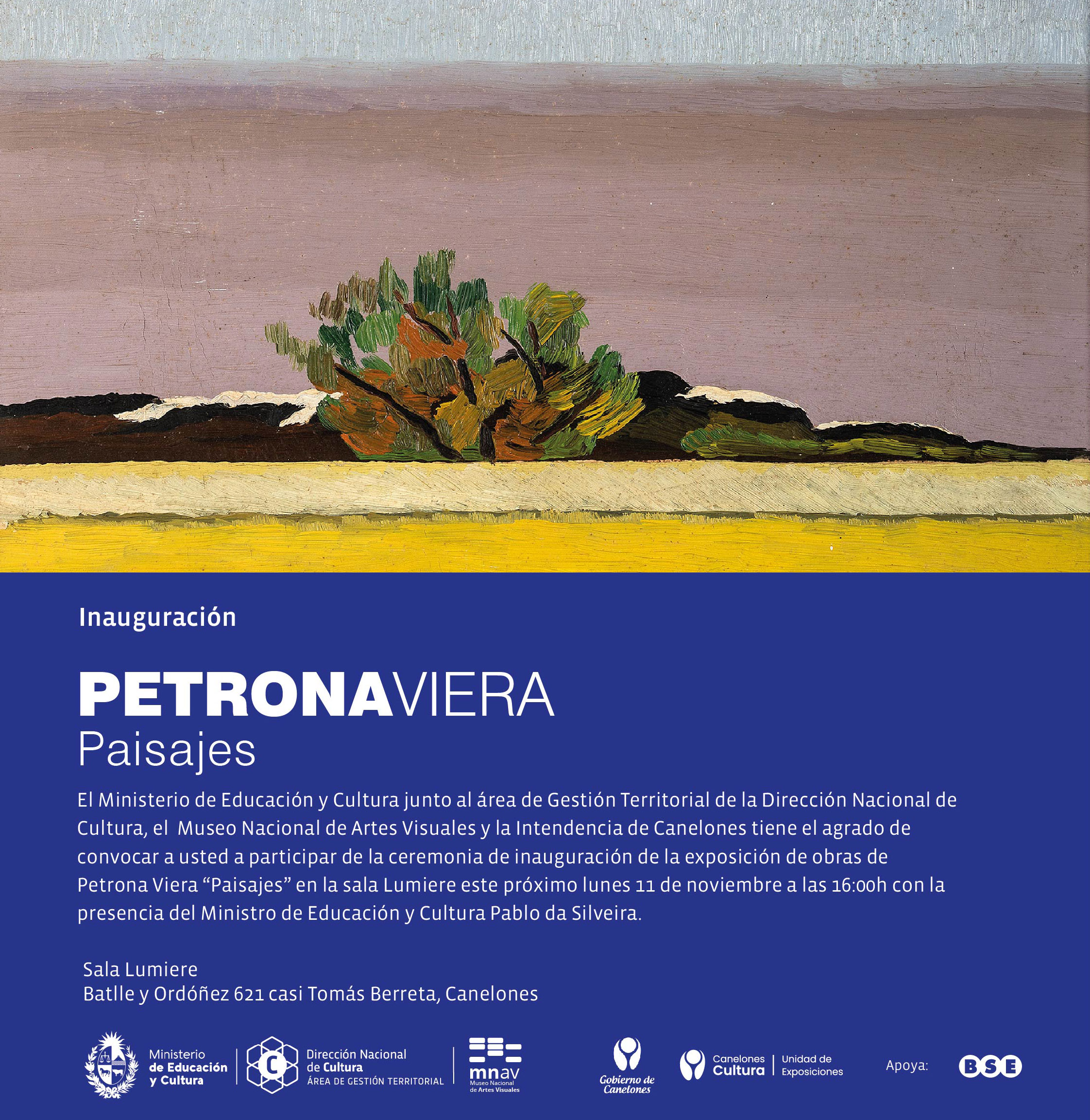 Invitaci�n - Museo Nacional de Artes Visuales