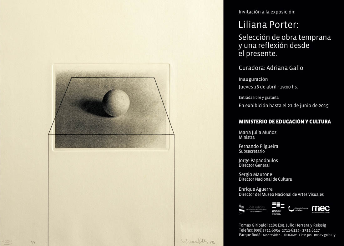 Invitaci�n - Museo Nacional de Artes Visuales