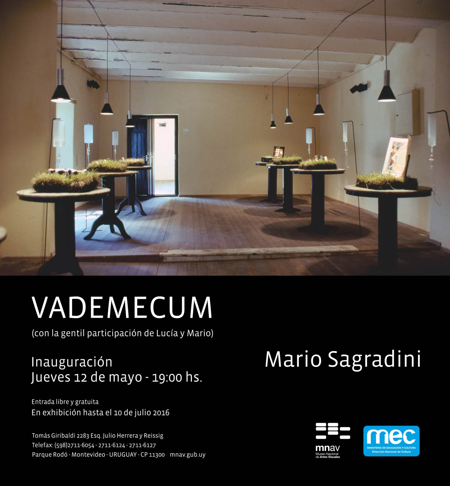 Invitaci�n - Museo Nacional de Artes Visuales