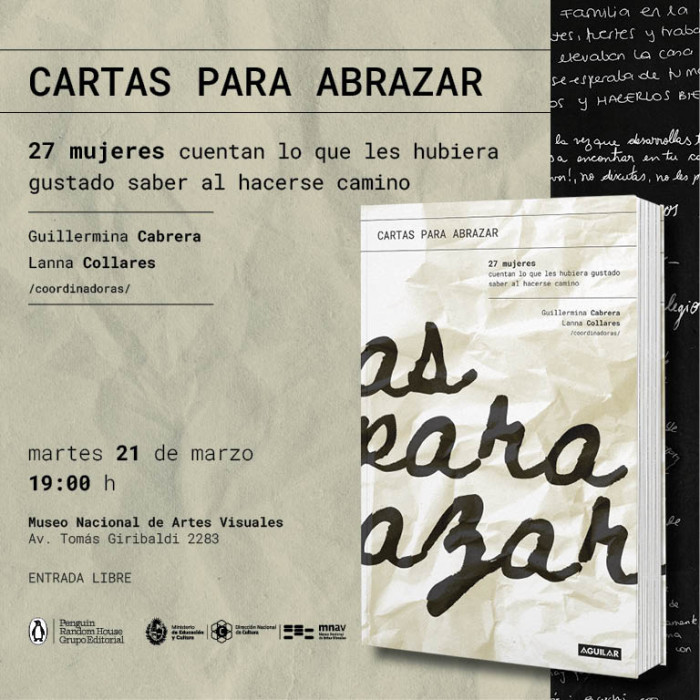  - Presentación del libro: Cartas para abrazar - Museo Nacional de Artes Visuales