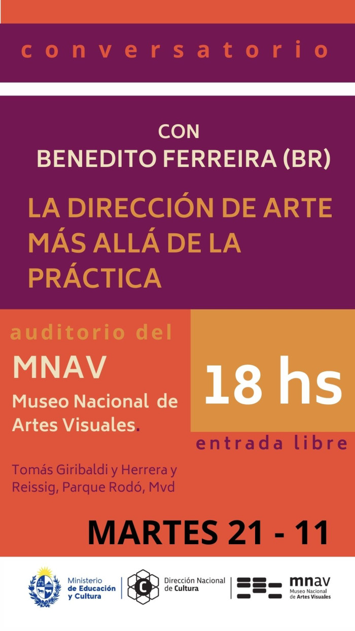  - Conversatorio: La dirección de arte más allá de la práctica - Museo Nacional de Artes Visuales