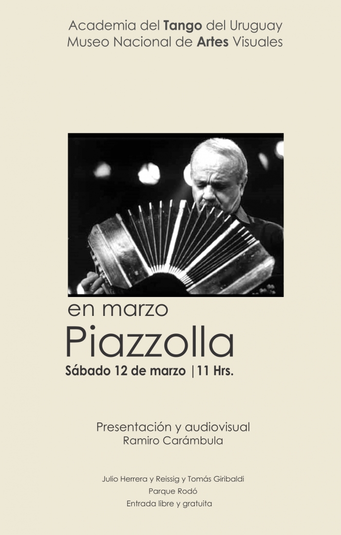  - Tango en el Museo -  Audiovisual sobre Piazzolla - Museo Nacional de Artes Visuales