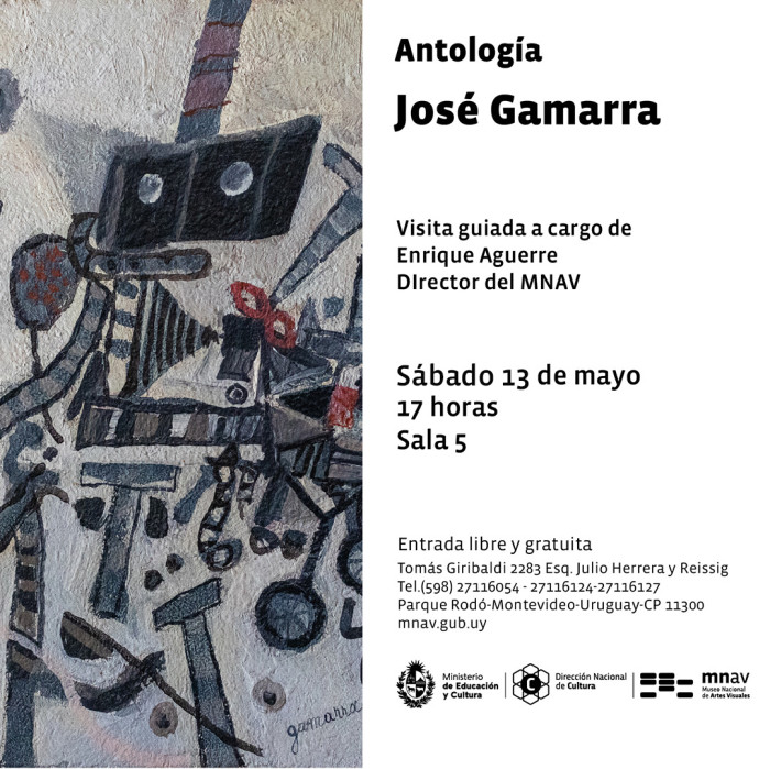  - Visita guiada por la exposición: Antología -  José Gamarra - Museo Nacional de Artes Visuales