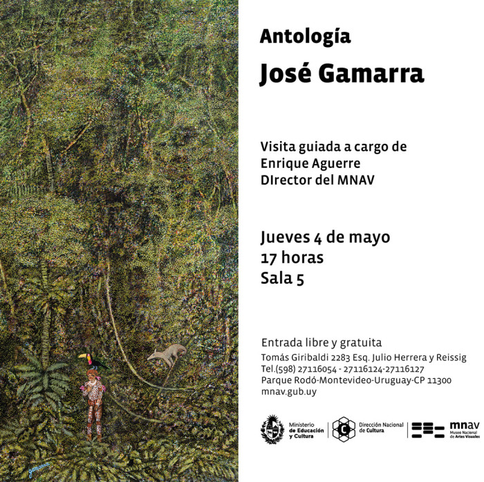  -  Visita guiada por la exposición - Antología -  José Gamarra - Museo Nacional de Artes Visuales