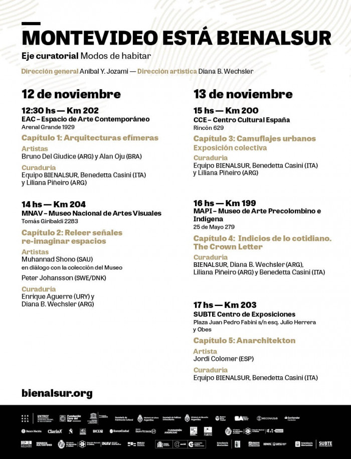  - Bienalsur 2021 - Museo Nacional de Artes Visuales