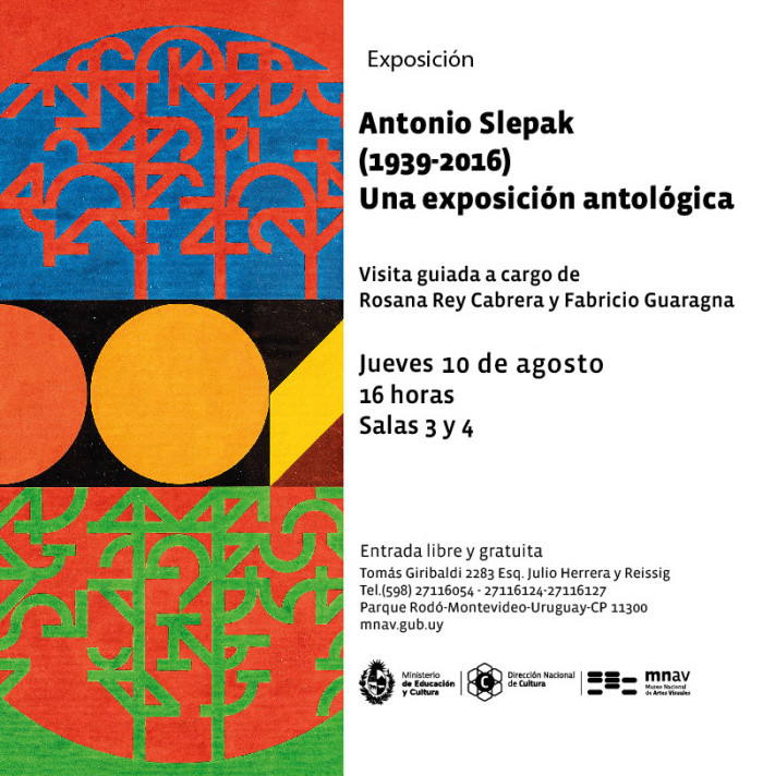  - Visita guiada por la exposición Antonio Slepak (1939-2016) Una exposición antológica. - Museo Nacional de Artes Visuales